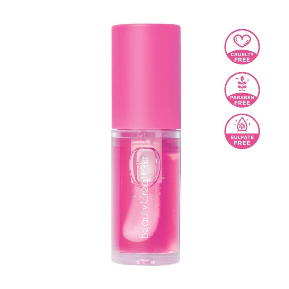 Beauty Creations Pink Sheer Lip Oil
